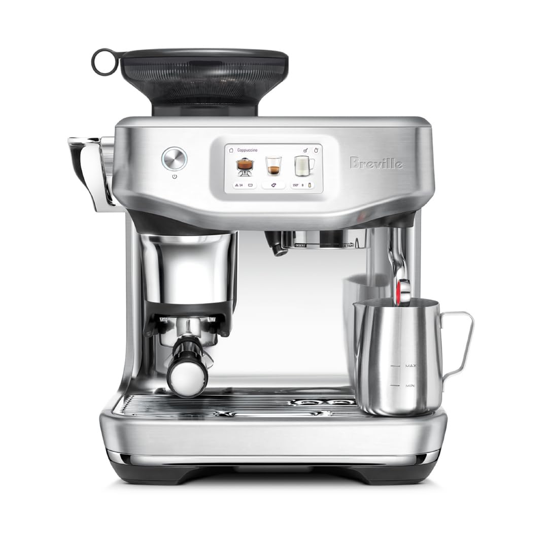 Breville Barista Touch Impress Espresso Machine with Grinder, BES881BSS - Brushed Stainless Steel, Large